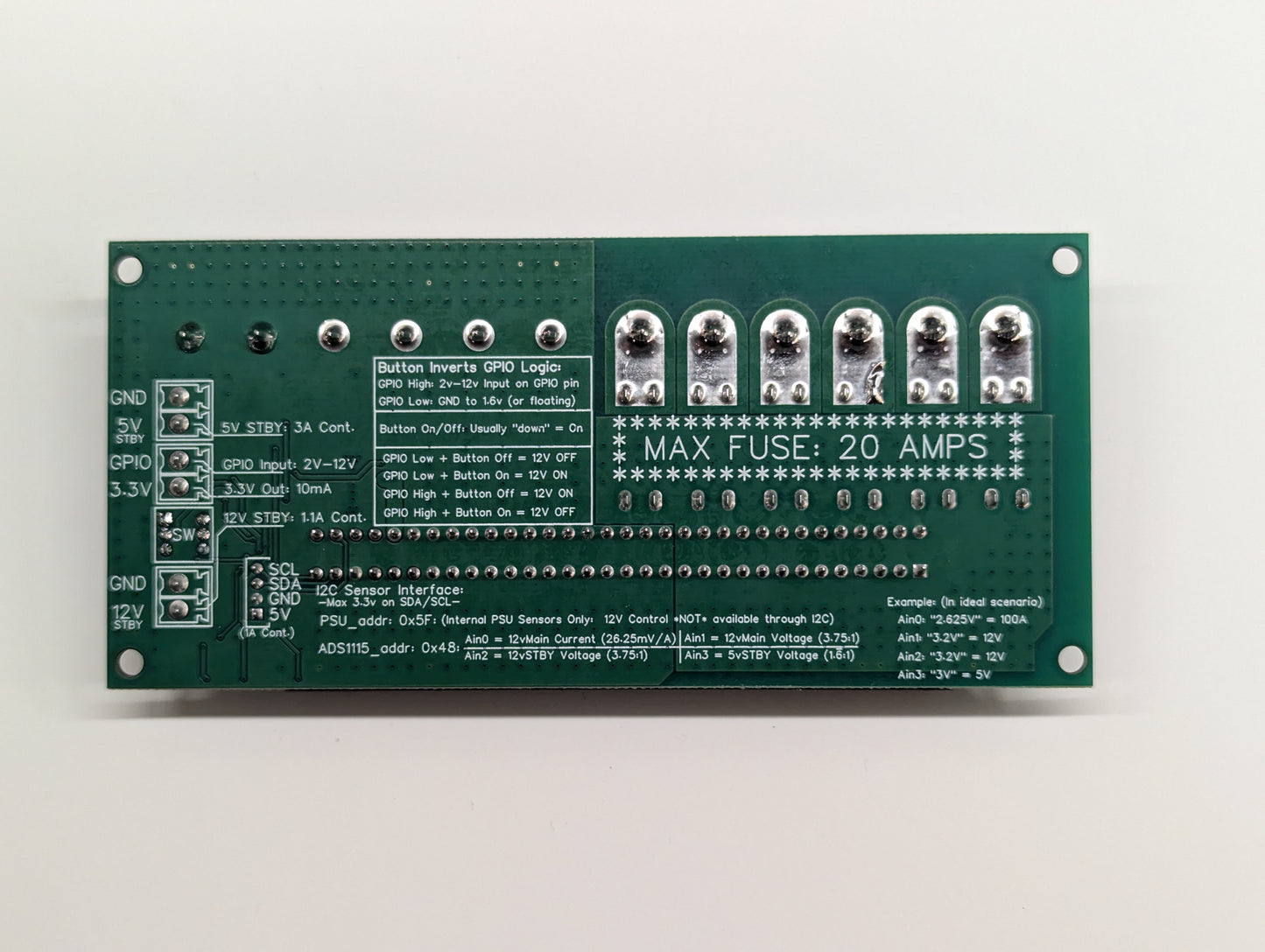 HP Server PSU Breakout Board, v2.1