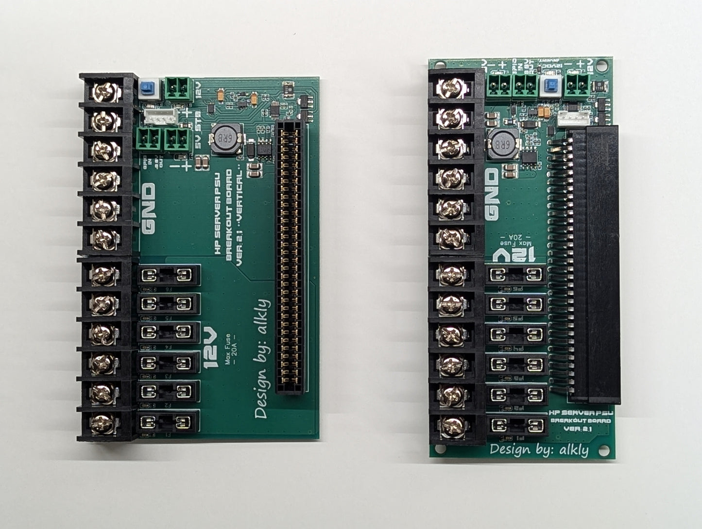 HP Server PSU Breakout Board, v2.1